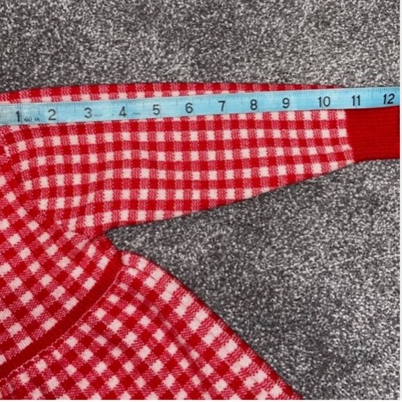 Vintage Infant Girl's Sweater Dress Red White/ Kitty 6-9 Months Cashmere Blend - Picture 12 of 13